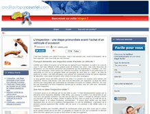 Tablet Screenshot of blogue.creditautoparcourriel.com